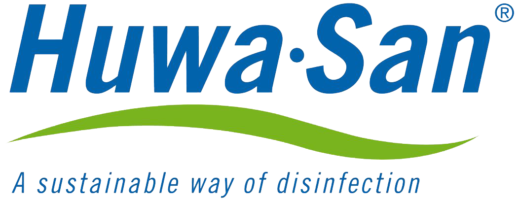 Het logo van Huwa San